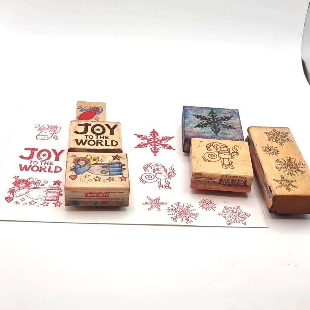 👋 6 piece CHRISTMAS STAMP SET $3/20 Deal
